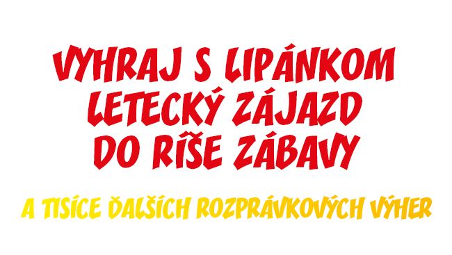 logo Vyhraj s Lipánkom letecký zájazd do ríše zábavy