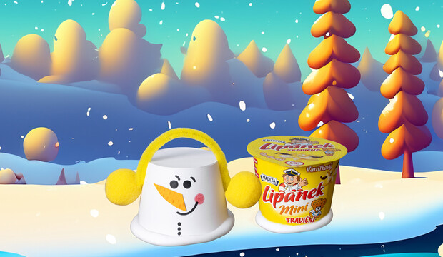 Snehuliak z téglika