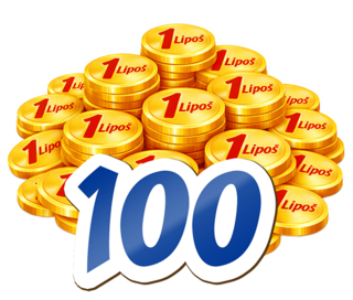 100 Lipošov na tvoj účet