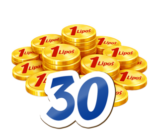 30 Lipošov na tvoj účet