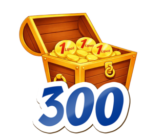 300 Lipošov na tvoj účet