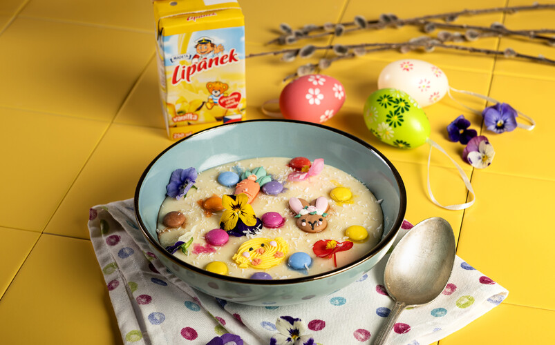 Jarná krupicová kaša