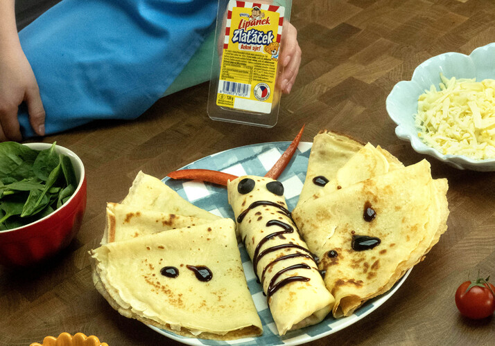 Slané palacinky so syrom Lipánek Zlaťáček