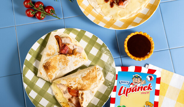 Tortillové vrecká so syrom Lipánek