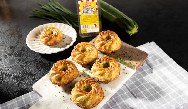Zapečené mini muffiny so syrom Lipánek Zlaťáček