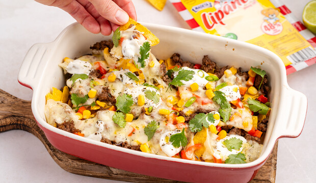 Zapečené nachos