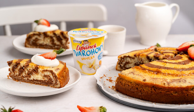 Zebra torta s Lipánkom